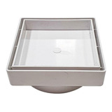Ralo 10x10 Oculto Para Piso porcelanato Branco