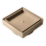 Ralo 10x10 Oculto Seca Piso porcelanato Inteligente Bege