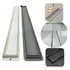 Ralo Banheiro Dami Linear Oculto Seca Piso 6x70 Invisível Sifonado 70cm Cor Preto