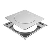 Ralo Click 10x10 Com Porta Grelhas Cromado P Banheiro