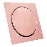 Ralo Click 10x10 Inteligente Para Banheiro De Aço Inox Cobre