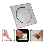 Ralo Click Dami 10x10 Inteligente Pop Up Inox Oculto Invisível Para Banheiro E Cozinhas Acabamento Premium