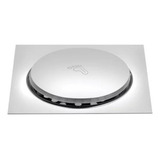 Ralo Click Inteligente Em Inox 15x15 Cm Porta Grelha