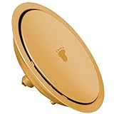 Ralo Click Inteligente Inox Redondo Dourado 10cm Smart Depot Ralo Veda Cheiro Anti Odor Anti Inseto Para Banheiro Lavabo Cozinha Lavanderia