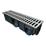Ralo Coletor Linear Continuo Modular 15x50cm Grelha Alumínio