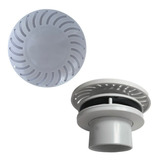 Ralo De Fundo Piscina Dreno De Fibra Tubo 50 Mm Encaixe