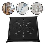 Ralo Grelha Inox Preto 15x15 Com Caixilho