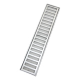 Ralo Grelha Pluvial 10x50 Aluminio Tela Anti Insetos