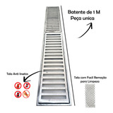 Ralo Grelhas Brasil 15x100 (peça Unica Não É Duas Peças) Com Tela Anti Insetos