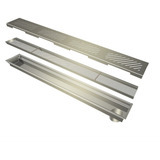 Ralo Inox Grelha Linear 75x15 C Cesto Coletor Seco Lateral