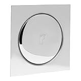 Ralo Inteligente Click 15x15 Quadrado Inox Para Banheiro Veda Cheiro Anti Odor
