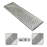 Ralo Linear 20x100 Grelha Aluminio Coleta Agua Pluvial