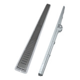 Ralo Linear 5x70cm Sifonado Anti Insetos Grelha Inox Polido Planox Alumínio