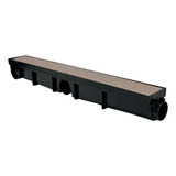 Ralo Linear 6x50 Grelha Cega Inox Continuo Sifonado Anti odo