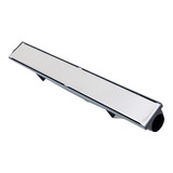 Ralo Linear 6x50 Grelha Inox Continuo Sifonado Cega Anti odo