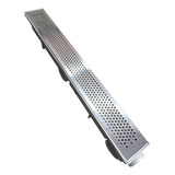 Ralo Linear 6x50 Sifonado Anti Inseto Com Grelha Inox Polido
