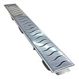Ralo Linear 6x50 Sifonado Anti Inseto Com Grelha Inox