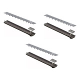 Ralo Linear 75cm Tampa Oculta C Fecha Versaille Kit 3 Pçs