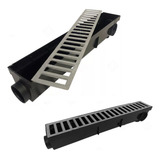 Ralo Linear 7x100 Grelha Aluminio 2 Peças De 50cm 