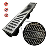 Ralo Linear Aluminio C Coletor 8x50 C tela Anti Inseto