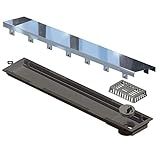 Ralo Linear Elleve Versatille Tampa Inox Polida 75cm Linear
