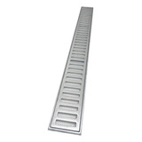 Ralo Linear Grelha Inteira 10x100 Alumínio Tela 2 Unidades