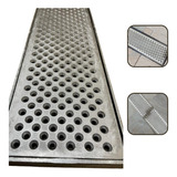 Ralo Linear Grelha Pluvial 15x100 Aluminio Anti Insetos