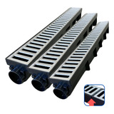 Ralo Linear Guvi 6x150cm Grelha Alumínio Coletor De Água