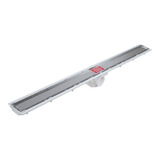 Ralo Linear Invisível Oculto 6x80cm Para Banheiro