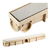 Ralo Linear Oculto Inox Banheiro Anti cheiro Sifonado 6x50