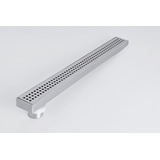 Ralo Linear Perfurado 1 2 M X 6 Cm Saída Lateral Inox 304