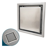 Ralo Oculto Inox 11x11 Tampa Invisível Quadrado Não É Pvc