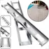 Ralo Oculto Linear 1 M X 10cm Infinito Inox 304 Ideal Para Área Externa Piscina - Cozinha Gourmet