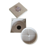 Ralo Oculto Para Banheiro 10x10 Invisivel Não É Pvc