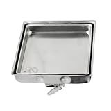 Ralo Oculto Square Invisível Anti Odor Aço Inox 304 10x10cm