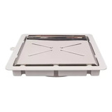 Ralo Square Invisível 15x15cm Tampa Inox 430 Polido