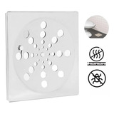 Ralo Tampa Grelha Quadrada 10x10 Com Fecho Rotativo Abre E Fecha Em Aço Inox