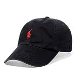 Ralph Lauren Boné Masculino Com Logotipo De Pônei Polo Sports Preto One Size