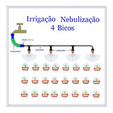 Ramal De Nebulização Com 4 Bicos