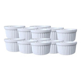 Ramekin Canelado Porcelana 210ml Finger Foods Kit Com 12