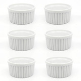 Ramekin Canelado Porcelana 210ml Finger Foods