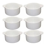 Ramequim Liso De Porcelana C alça 200 Ml Caixa C 30 Pcs