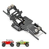 RampCrab Carbon Fiber Chassis Kit For SCX24 7 Angled Skid LCG Chassis Kit For Axial SCX24 Deadbolt Betty B 17 Upgrade Part
