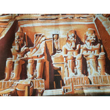 Ramséss Ii Faraó -papiro Tela Quadro Egito Templo Abu Simbel