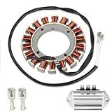 RANSOTO 237878s Kit De Estator Magnético De Substituição E Retificador Regulador De Tensão Compatível Com Kohler CV11 CV15 CV18 CV22 CH11 CH15 CH18 CH25 CH25S K161 K181 K482 K241 K300 1 K34 1