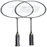 Raquete Badminton Dhs 208 Kit Com 02 Raquetes Colors