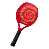 Raquete Beach Tennis Carbono Camewin Cor Vermelha Estojo