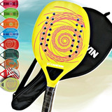 Raquete Beach Tennis Carbono Camewin Cores Modelos Estojo Cor Amarelo