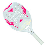Raquete Beach Tennis Full Carbon 3k Sunnex Raptor Rosa