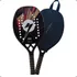 Raquete Beach Tennis Lightning Bolt Black Edition 3k Full Carbon Cor Preto 2024 Alta Performance Resistente Potência